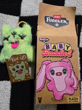 Fuggler Baby Baddies Keyrings Series 1 Collectible 5" Plush Toy Reek-o